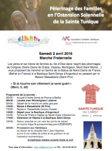 Pelerinage saint tunique argenteuil notre dame de france