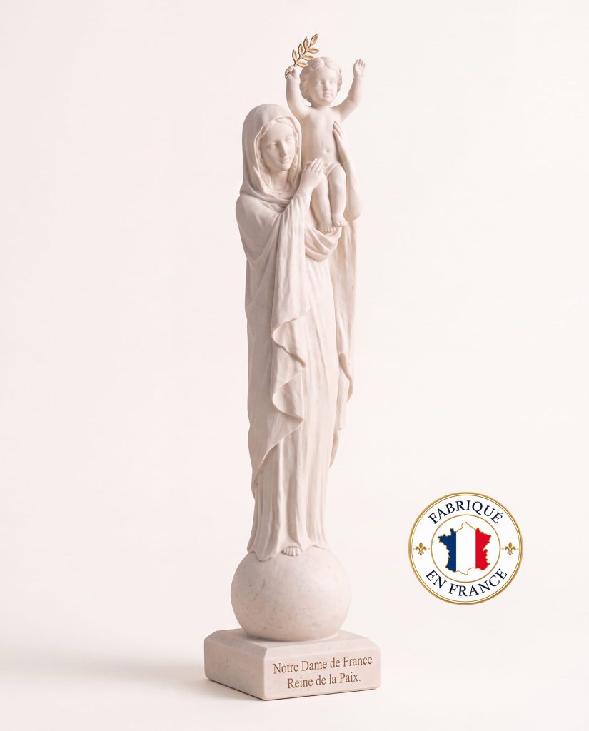 Statue Notre-Dame de France, Reine de la Paix, 92 cm