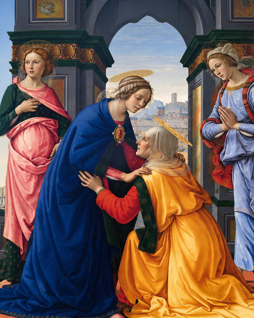 La Visitation, Domenico Ghirlandaio (musée du Louvre)