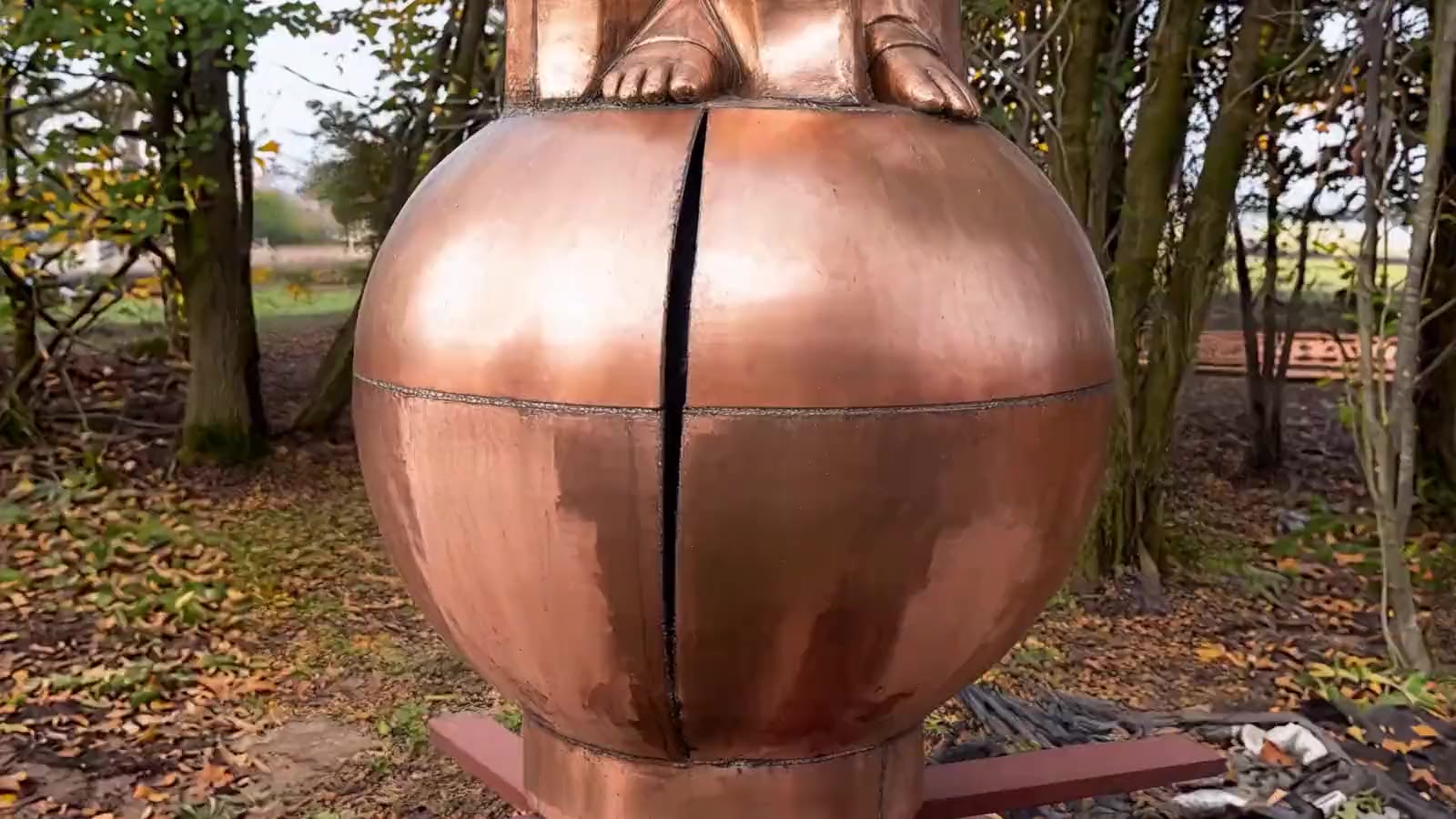 La statue de Notre-Dame de France, de sa restauration à son installation à Baillet-en-France